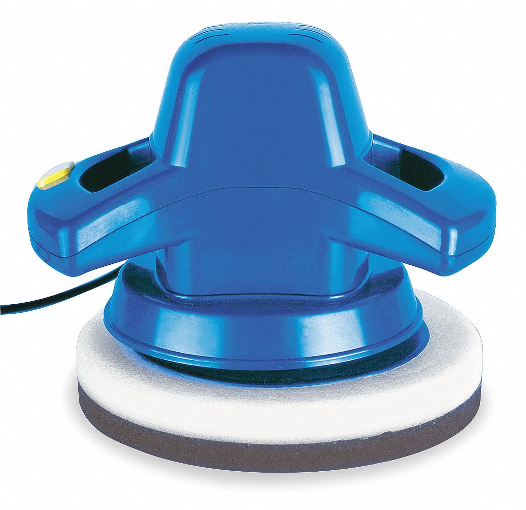 Auto Polisher, 120 VAC, 10 In, w/2 Bonnets