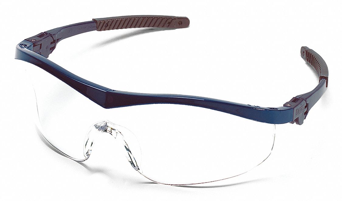 Safety Glasses, Clear, Scratch-Resistant