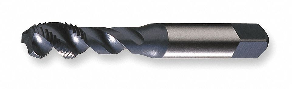 Spiral Flute Tap, Bottom, 1/4 , 20, UNC