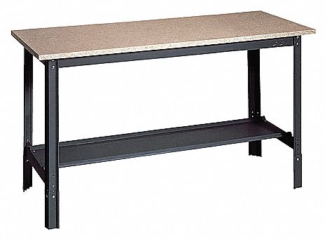 Workbench, 48Wx24Dx29 to 34 in. H