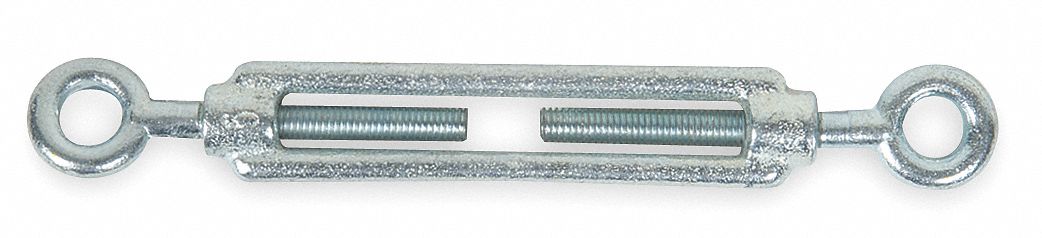 Turnbuckle, Steel, Length 4 3/4 In
