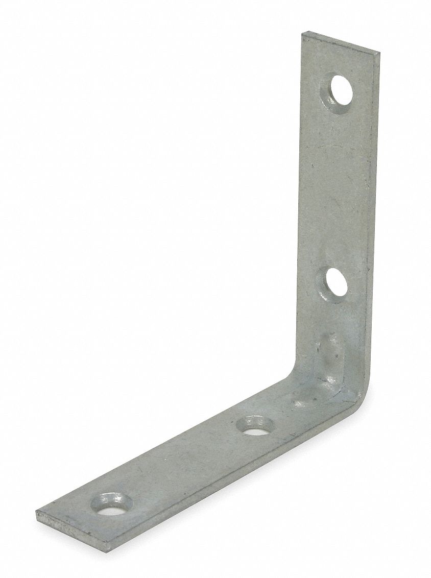 Corner Brace, Steel, 5/8 Wx2 In L, PK 2