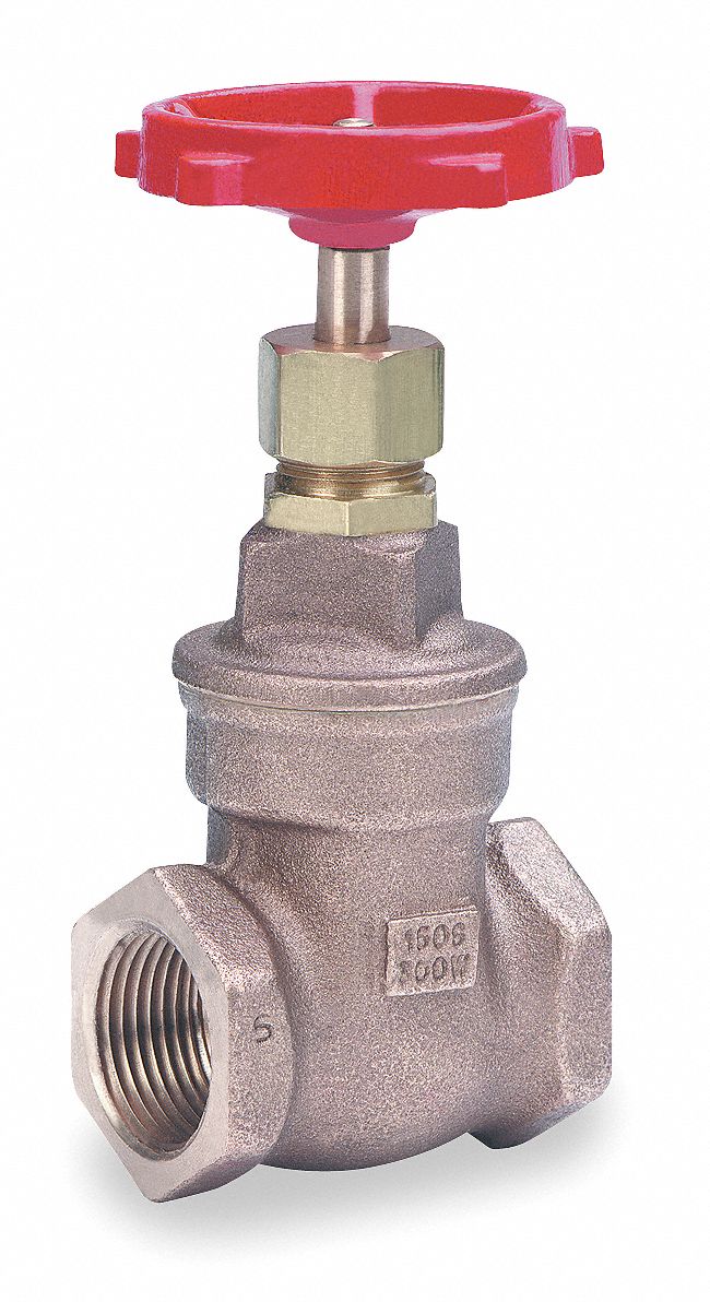 Gate Valve, Bronze, 2 In NPT, Class 150