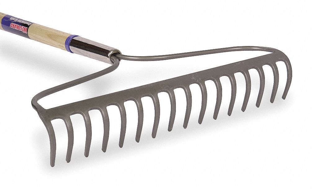 Seal-Coated Wood Bow Rake, 3 In.Tines