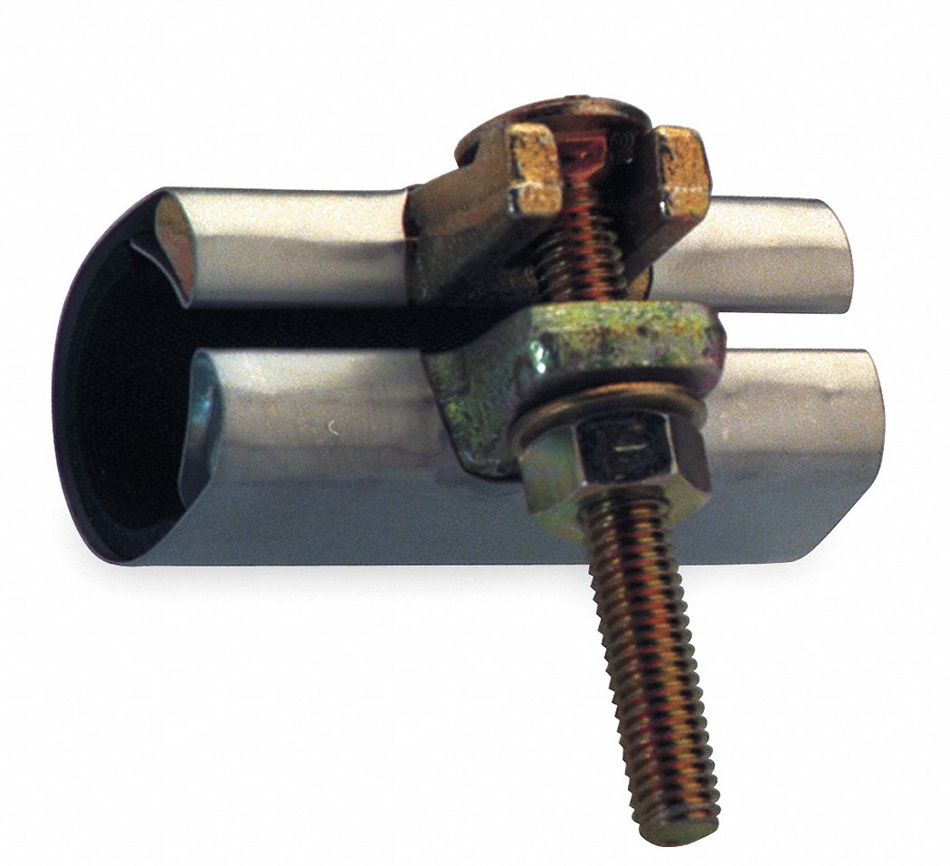 Repair Clamp, Single Bolt, 2 In, 304 SS
