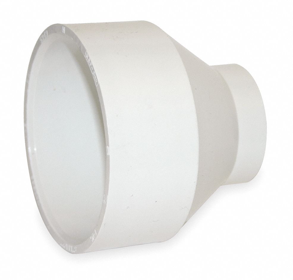 Pipe Reducer or Increaser, PVC, 2x1 1/2 In