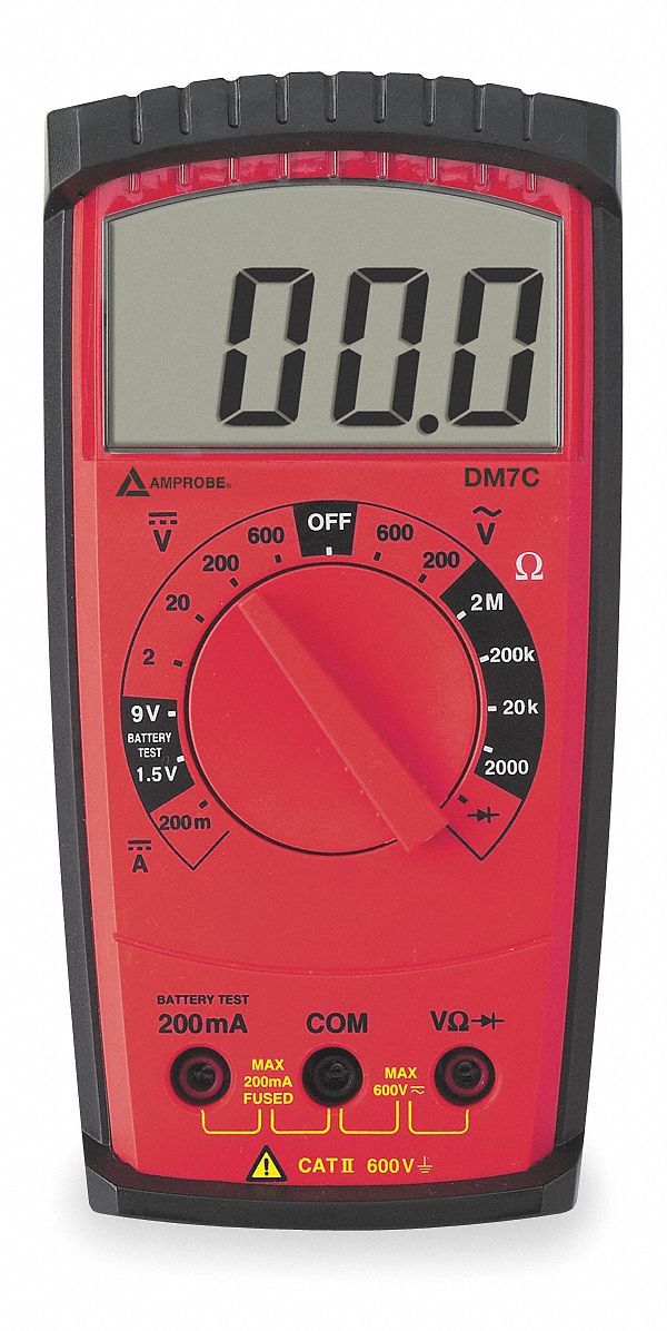 Compact Digital Multimeter, 600V, 2 MOhms