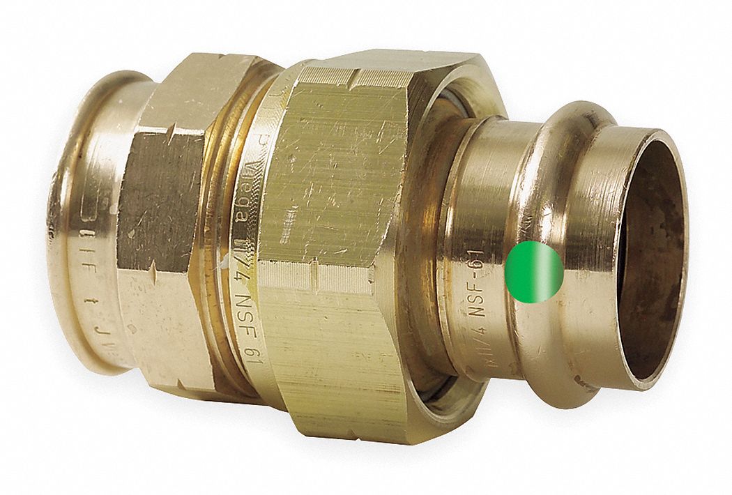 Female Union, PxFNPT, 1 x 1, Bronze, 200 PSI