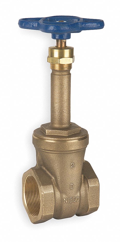 Gate Valve, 3/8 In FNPT, Bronze, 150 PSI