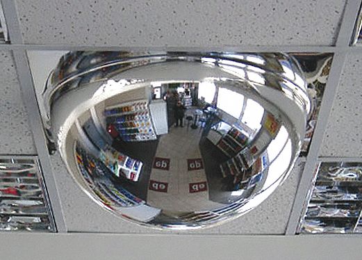 Full Dome Mirror, 22In., Acrylic, No Back