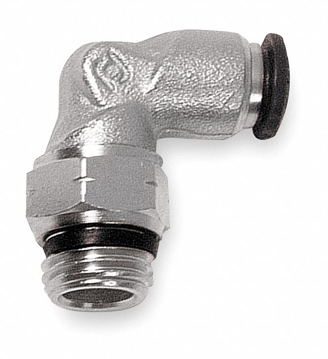 Swivel Elbow, 90 Deg, 3mm Tube Sz, PK 5