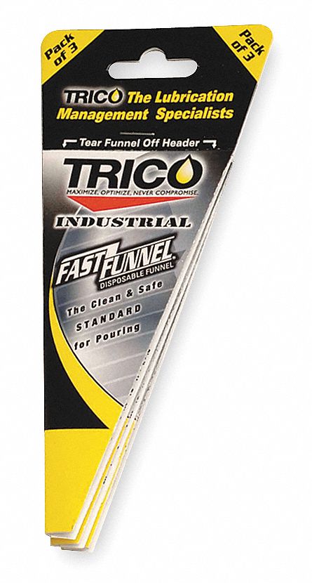 Disposable Funnel, 9 oz, Dia 2 1/2 In, PK 3