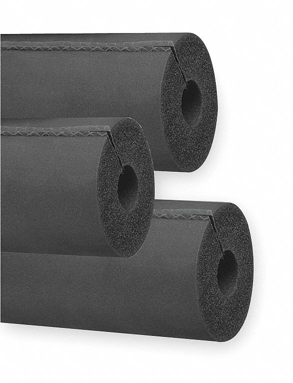 Pipe Insulation, Self Seal, ID 3/4 In