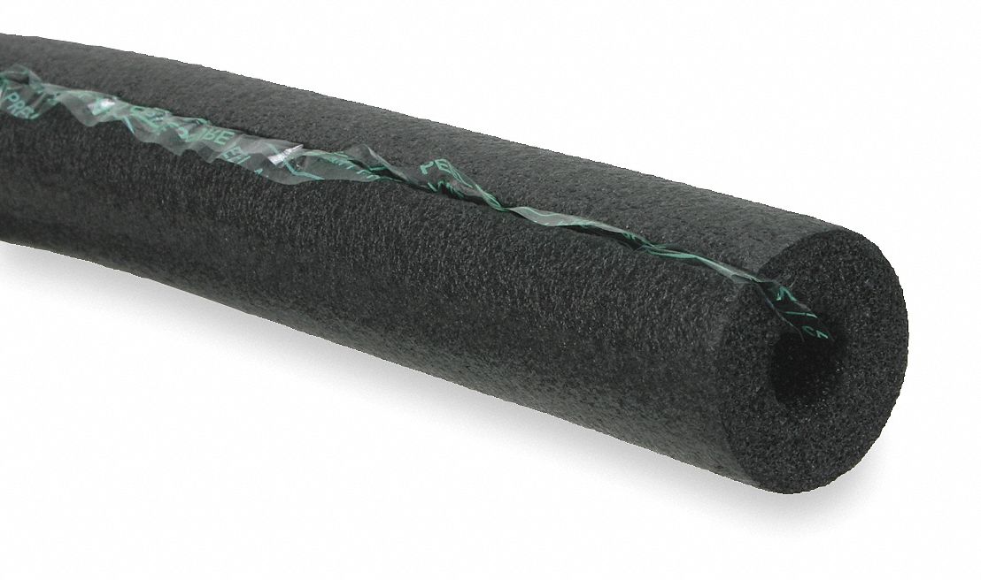 Pipe Insulation, Semi-Slit, 7/8 In, 6 Ft