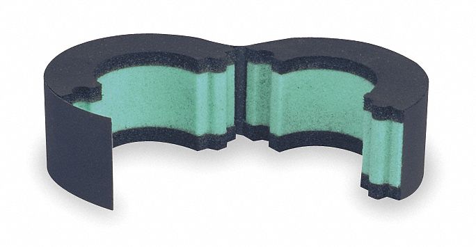 Pipe Support, 1/2 In Thickness, ID 5/8 In