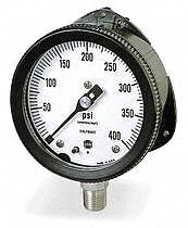 Gauge, Filled Process, 4 1/2 In, 100 Psi