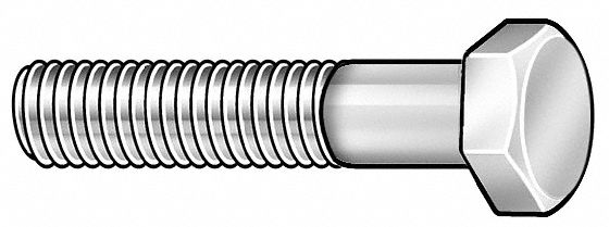 Hex Cap Screw, Stl, 1/2-20 x 3, Pk 50
