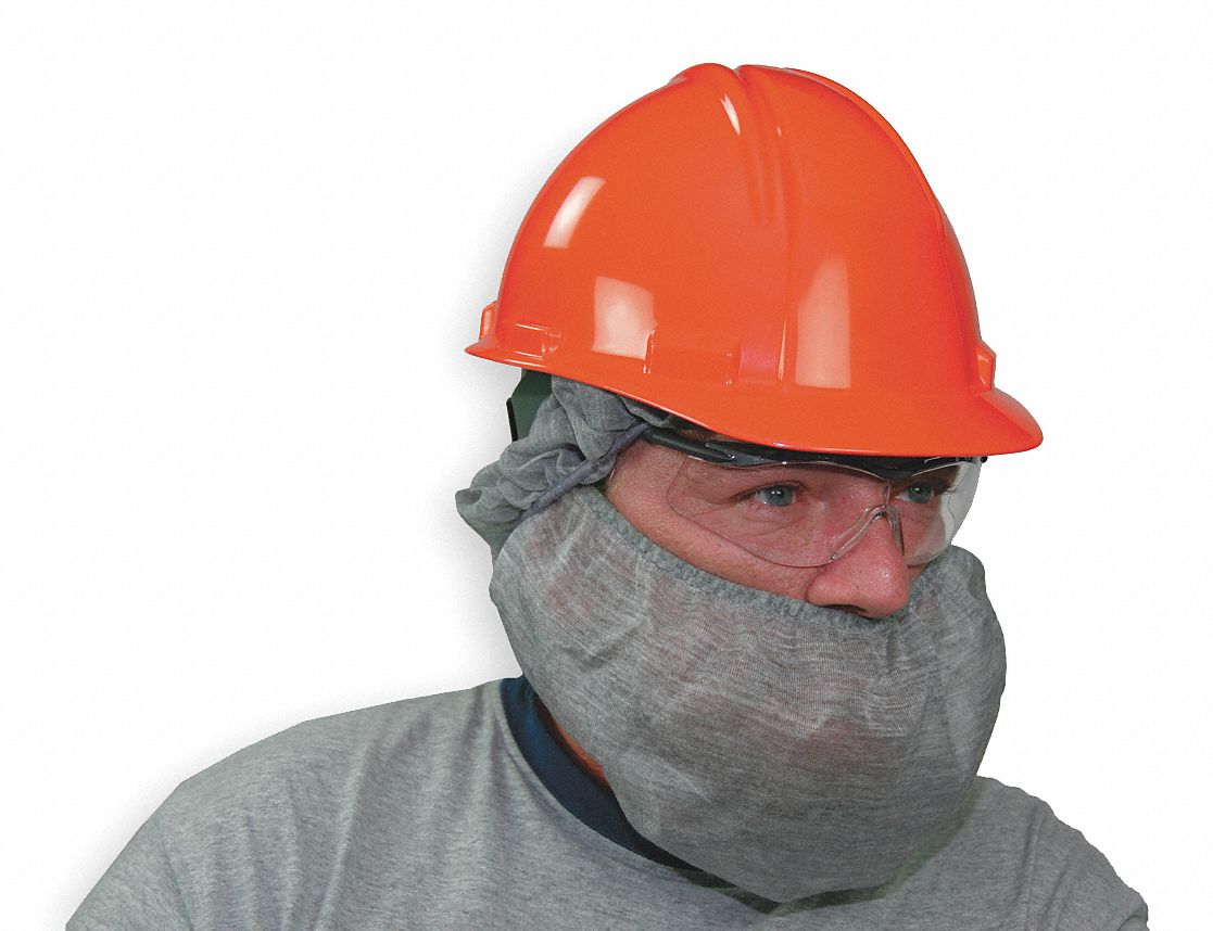Beard Net-Fire Resistant, Gray, Universal