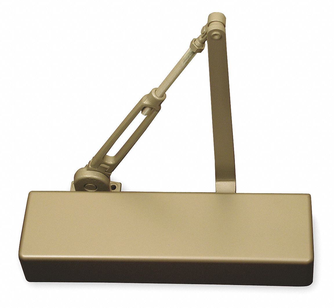 Door Closer, Aluminum, Full Cover