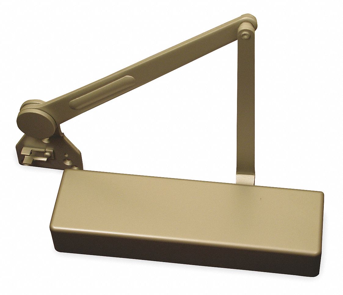 Door Closer, Aluminum, Full Cover