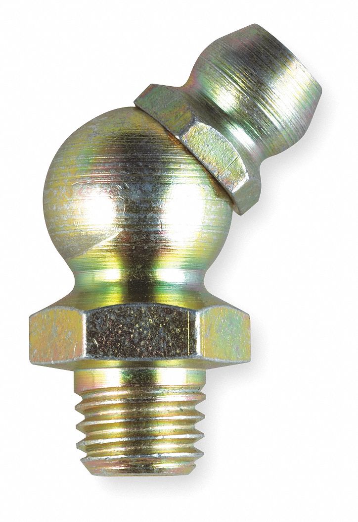 Grease Fitting, 45Deg, M10-1.5, PK10