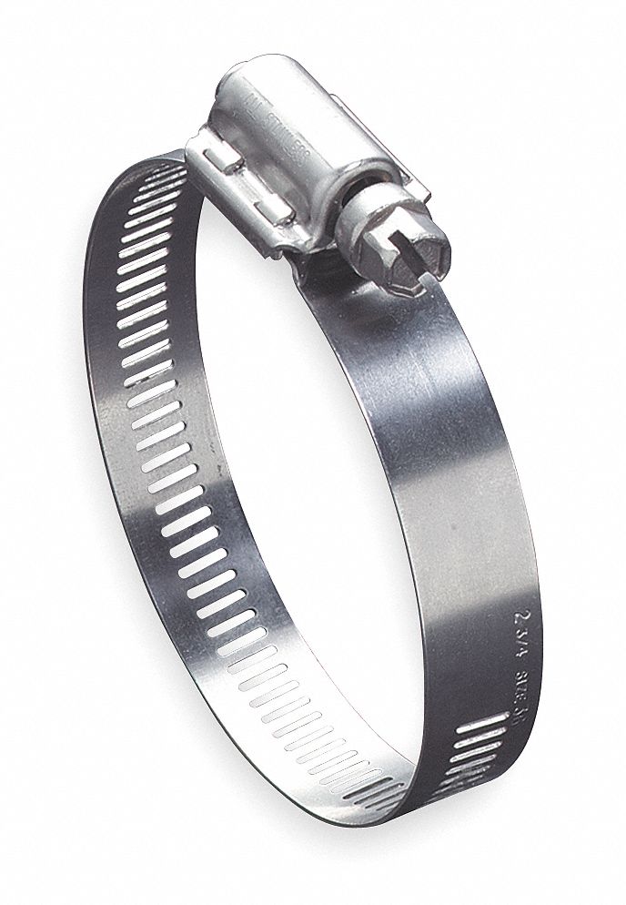 Hose Clamp, SS, Min.Dia.1, SAE 56, PK10