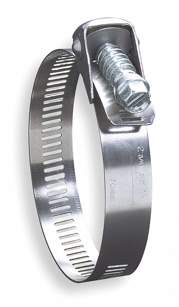 Hose Clamp, SS, Min.Dia.1, SAE 36, PK10