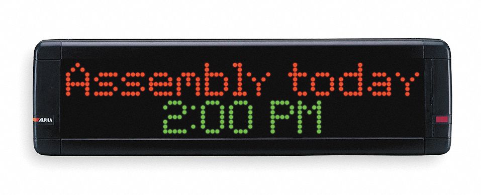 Message Display Sign