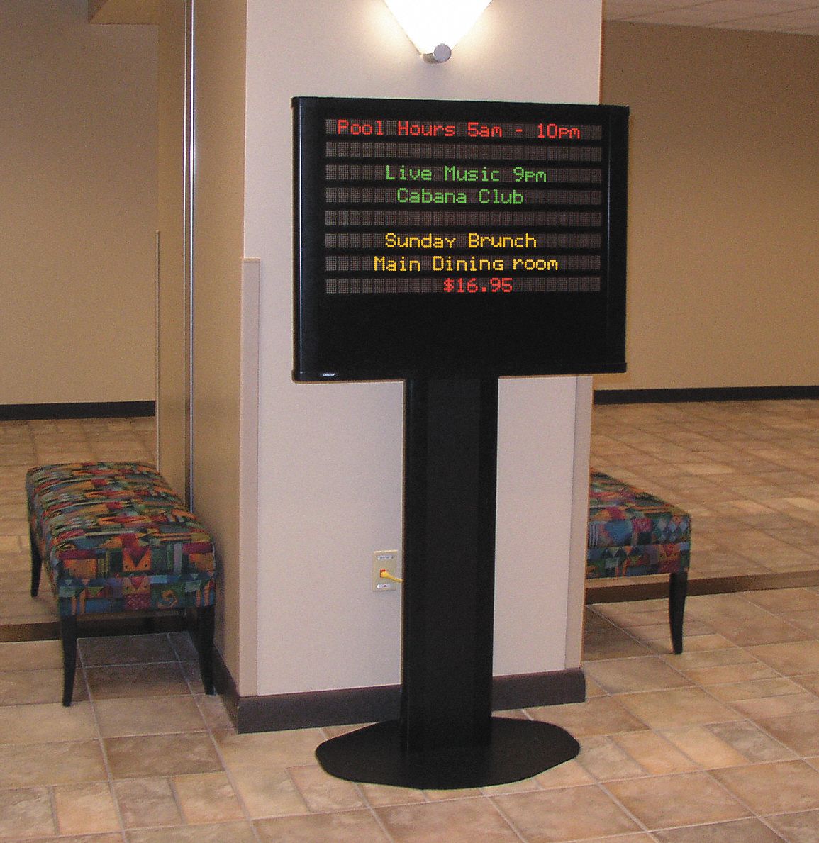 Message Display Sign