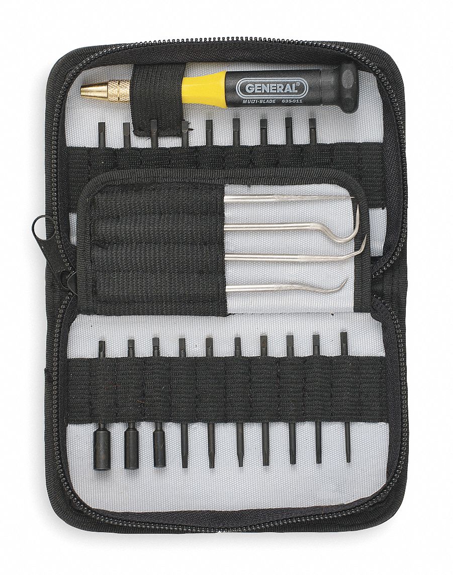 Multi Blade And Probe Set W/Case, 28 Pc