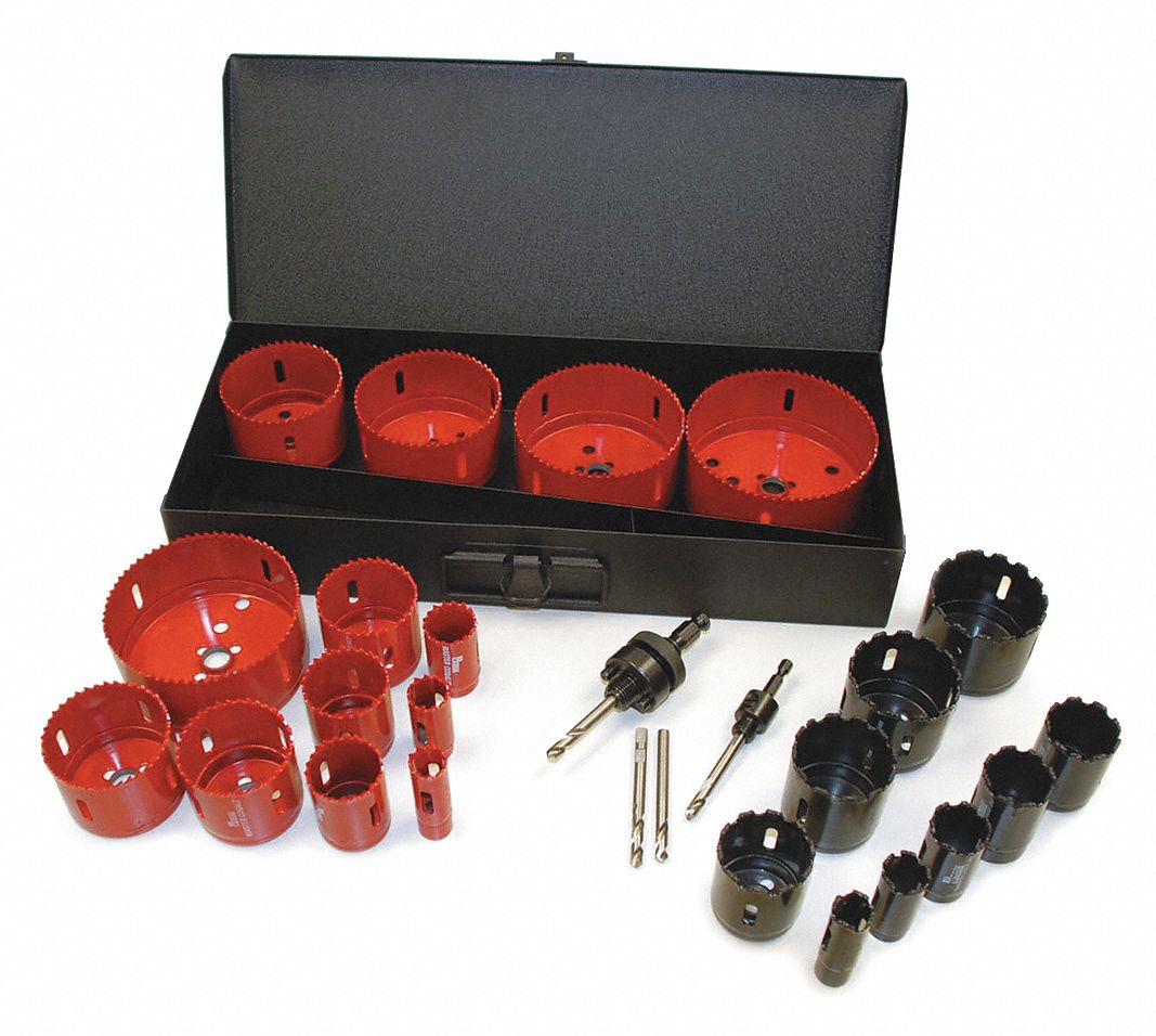 Plumbers Hole Saw Kit, 28 Pc