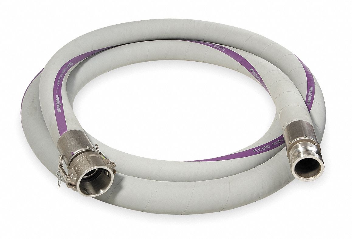 Beverage Hose, 3 In Cam/Groove, 10 Ft