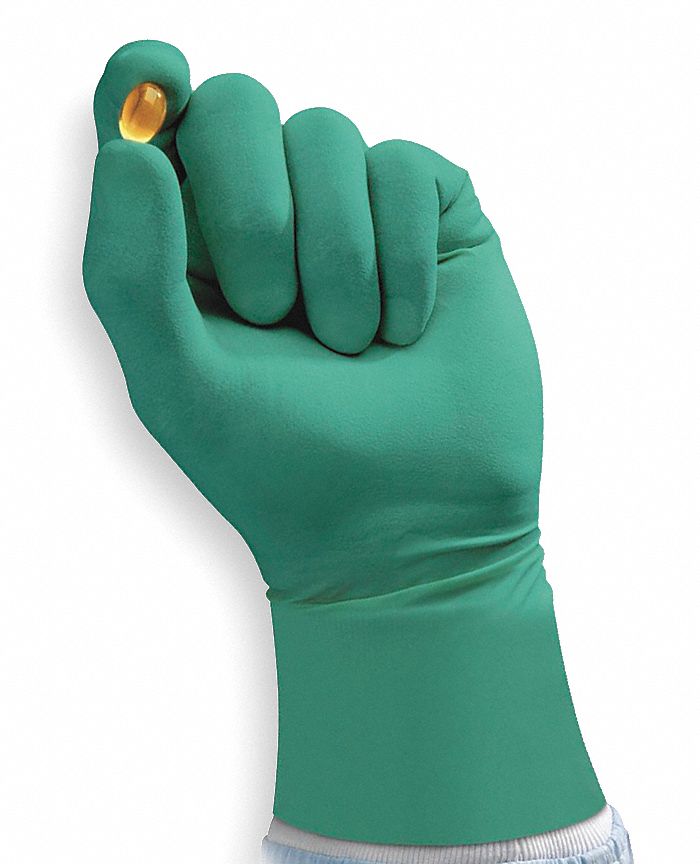 Cleanroom Gloves, Size 8, 7 mil, PK 200