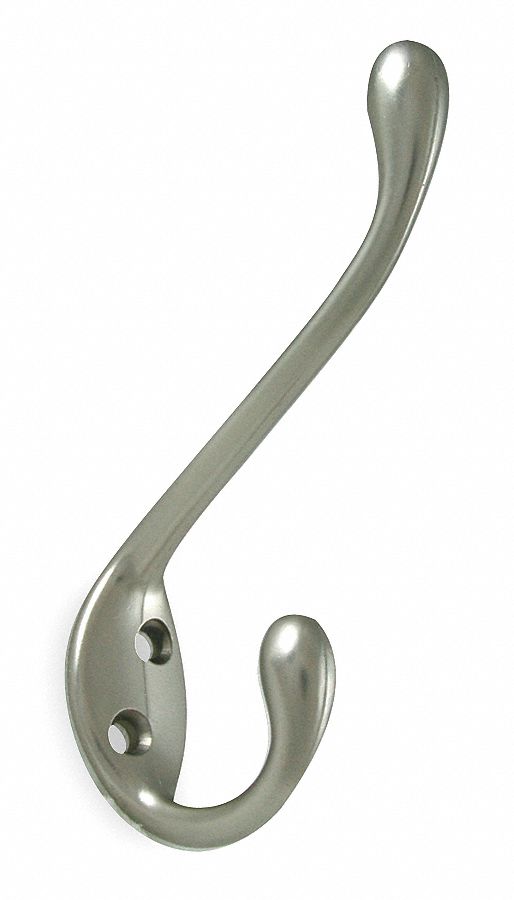 Heavy Duty Coat Hook, Nickel