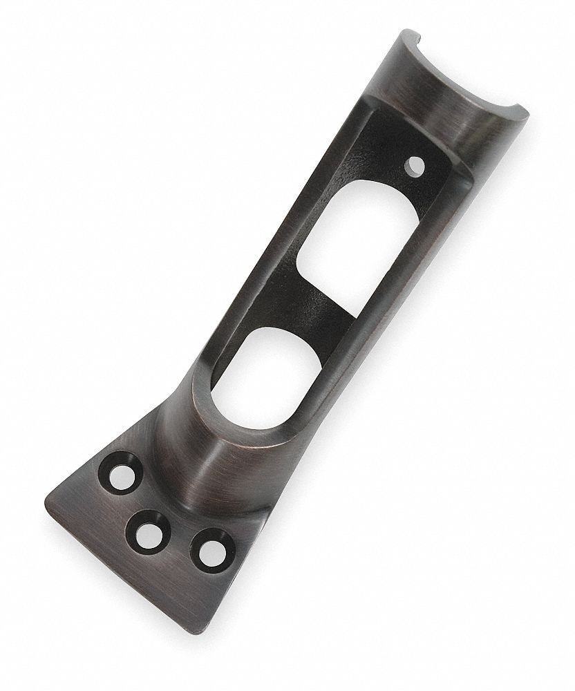 Flag Pole Bracket, Bronze, L 6 1/4 In