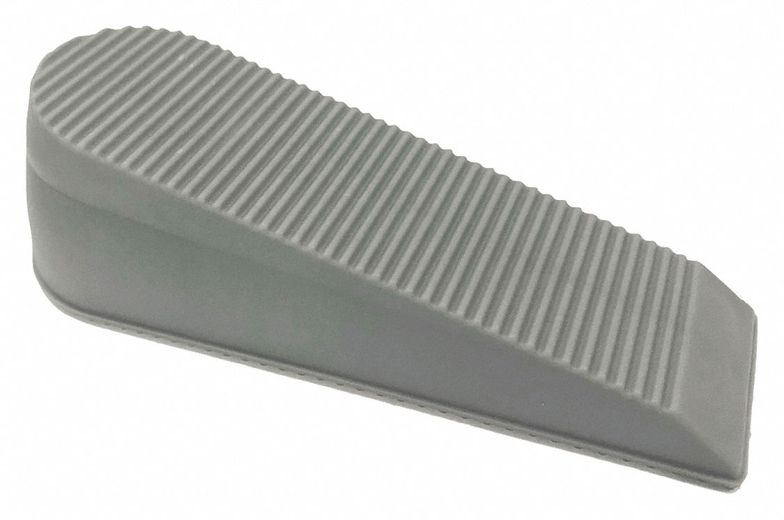 Door Wedge, Gray, 6-1/8 In. L