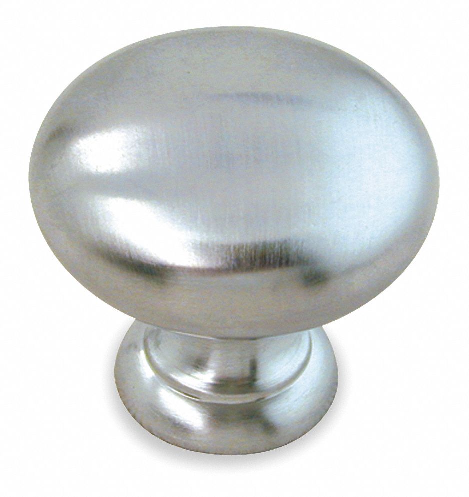 Cabinet Knob, Round, PK 5