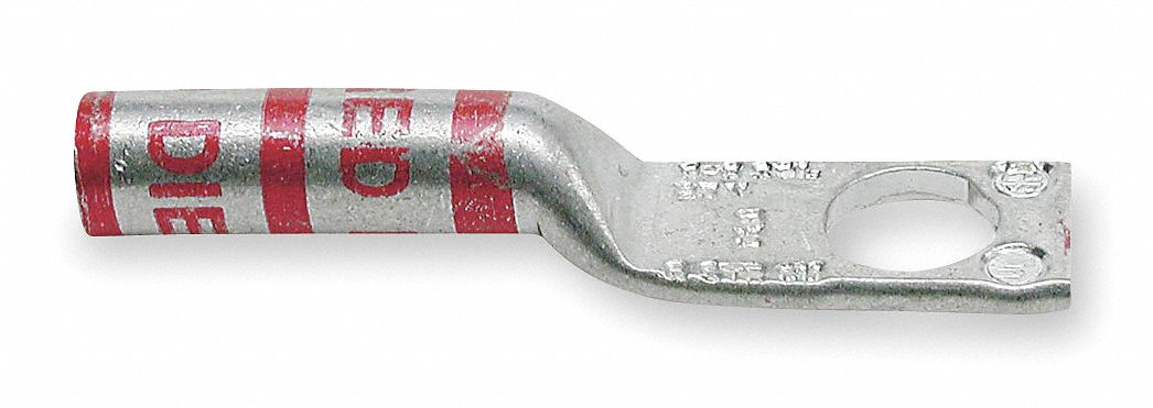 Compression Lug, 1 AWG, Color Code Gold