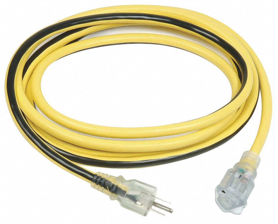 Extension Cord, Single Connector, 25Ft
