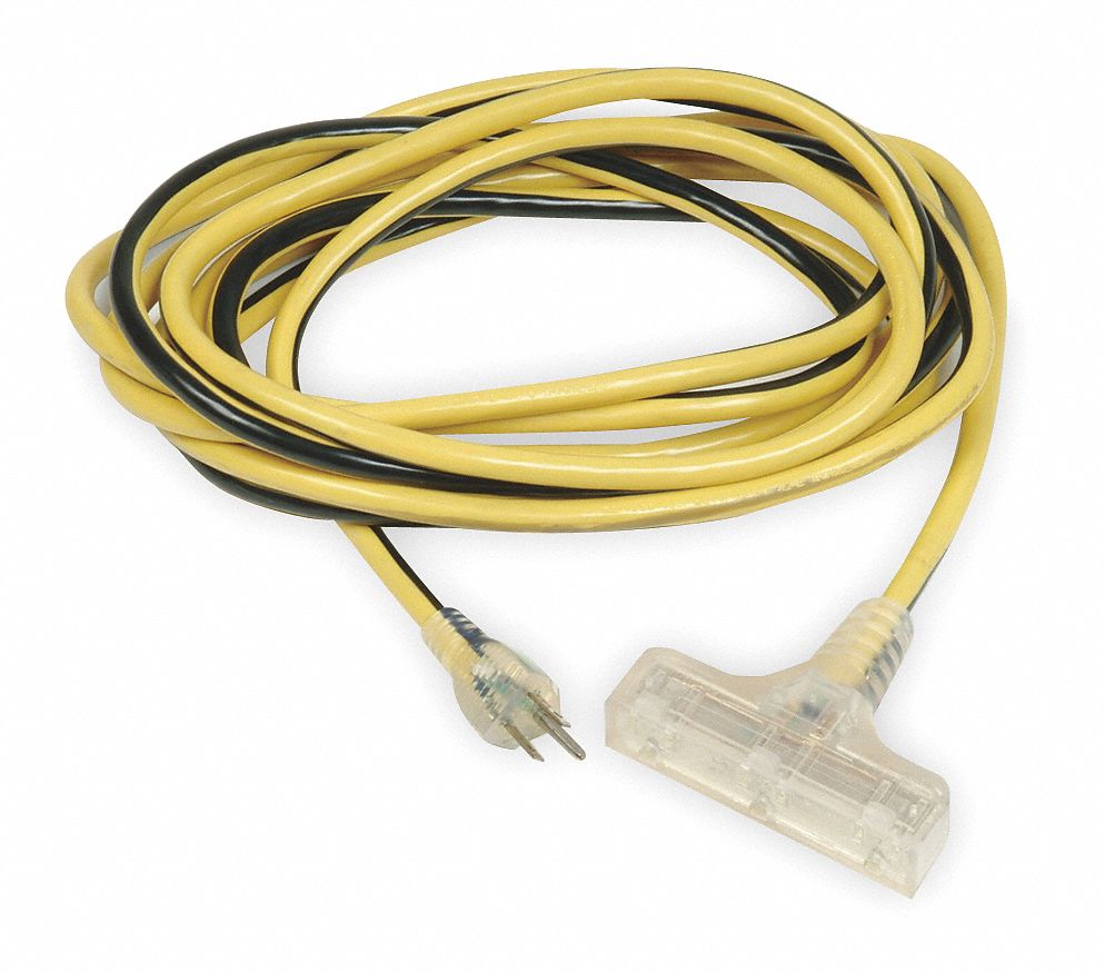 Extension Cord, Tri-Source, 25Ft, 12/3
