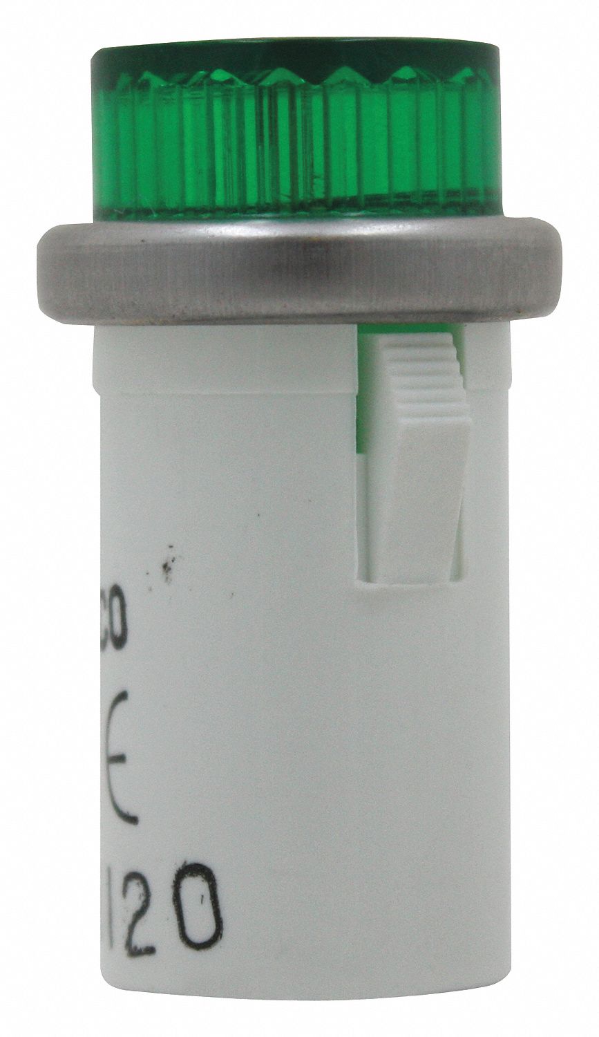 Raised Indicator Light, Green, 28V