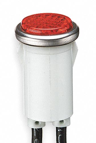 Flush Indicator Light, Amber, 125V