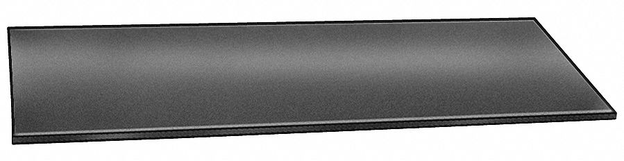 Rubber, Buna-N, 1 In Thick, 6 x 36 In