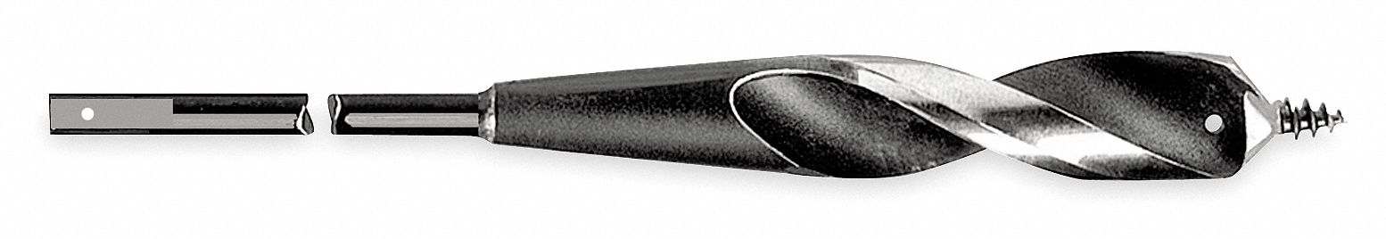 Cable Bit, 1/2 In Dia, 3/16 Dia Shank