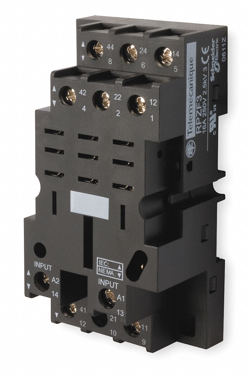 Socket, 11Pin, DIN/PanelMount, 250V, 16A