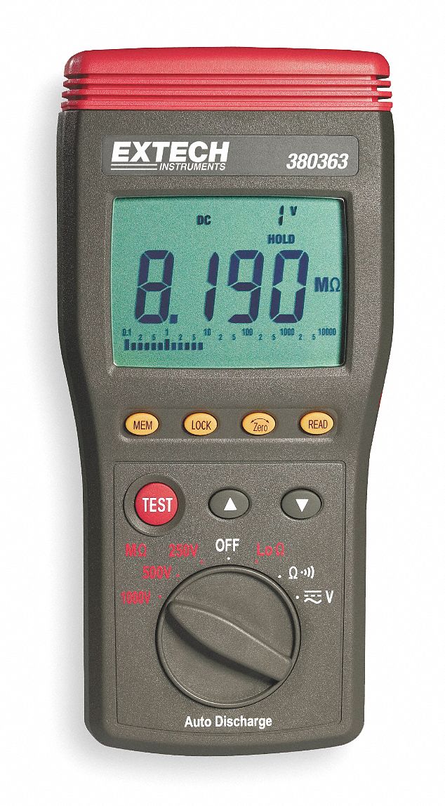 Battery Operated Megohmmeter, 1000VDC