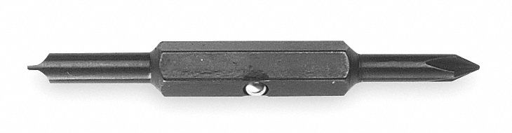 Screwdriver Replacement Bit, 1 1/4 In L