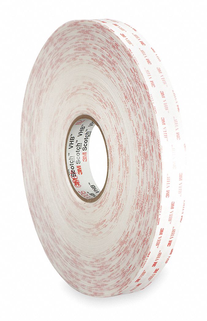 Double Sided VHB Tape, 1/2 In x 108 ft.
