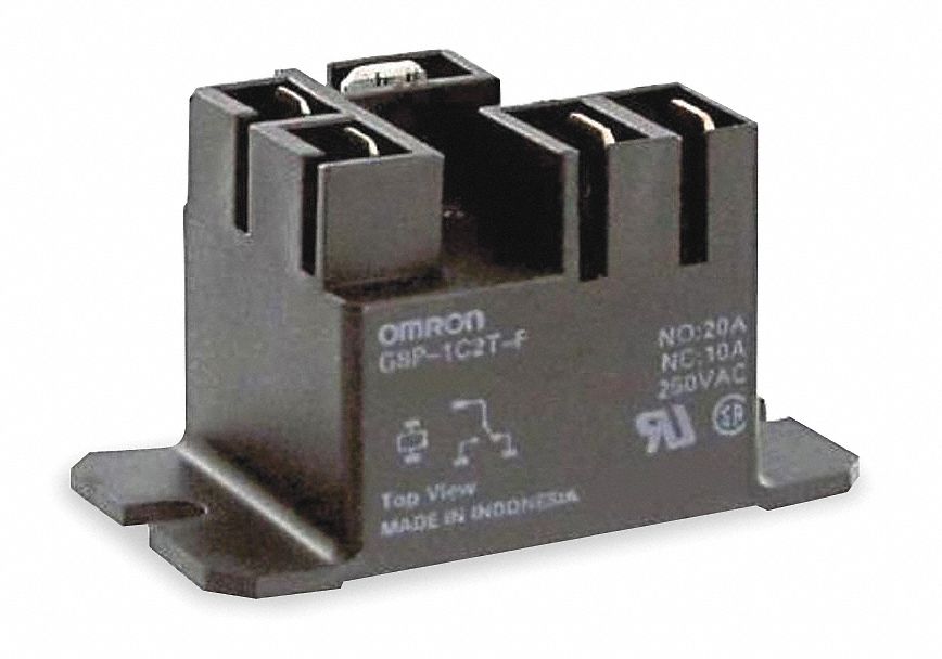 Relay Flange Mount, SPDT, 24DC Coil Volts