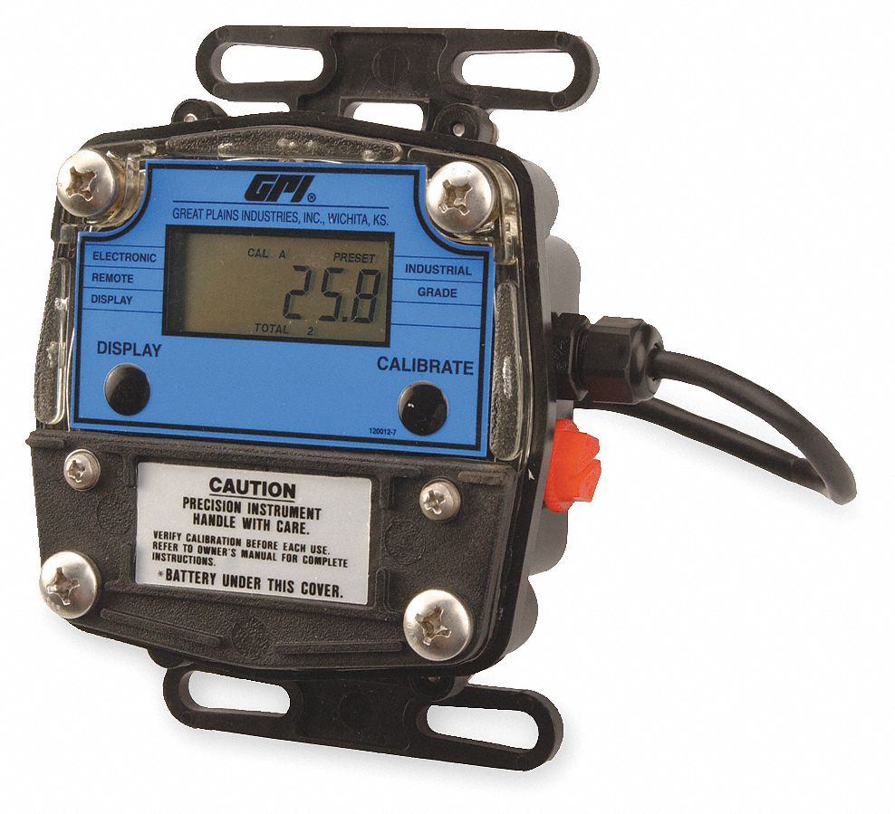 Flowmeter, Oval Gear, 1/4 In FNPT